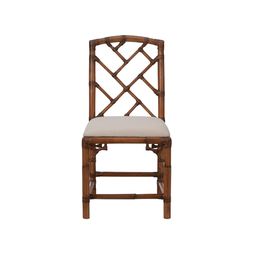 Chelsea House Chippendale Bamboo Brown Side Chair