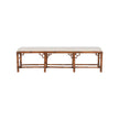 Chelsea House Chippendale Bamboo Brown Bench