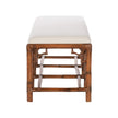 Chelsea House Chippendale Bamboo Brown Bench