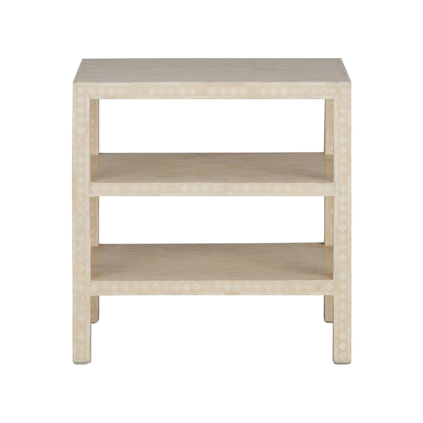 Chelsea House Chevron Inlay Side Table