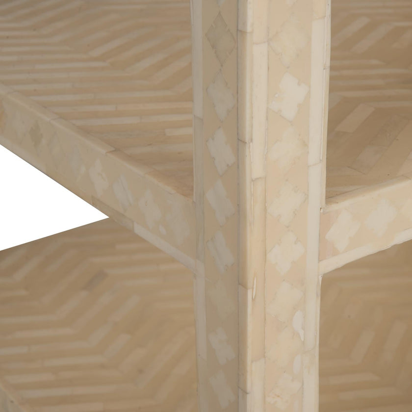 Chelsea House Chevron Inlay Side Table