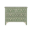 Chelsea House Clark Green White Inlaid Chest