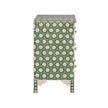 Chelsea House Clark Green White Inlaid Chest