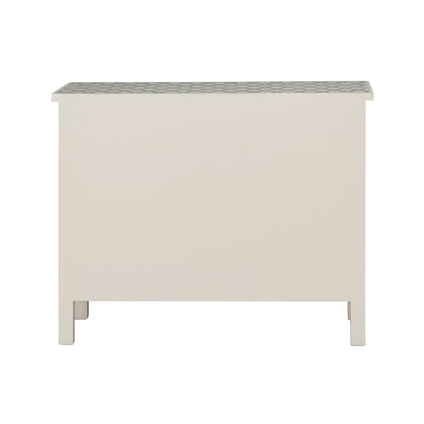 Chelsea House Clark Green White Inlaid Chest