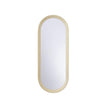 Chelsea House Oval Leather Mirror