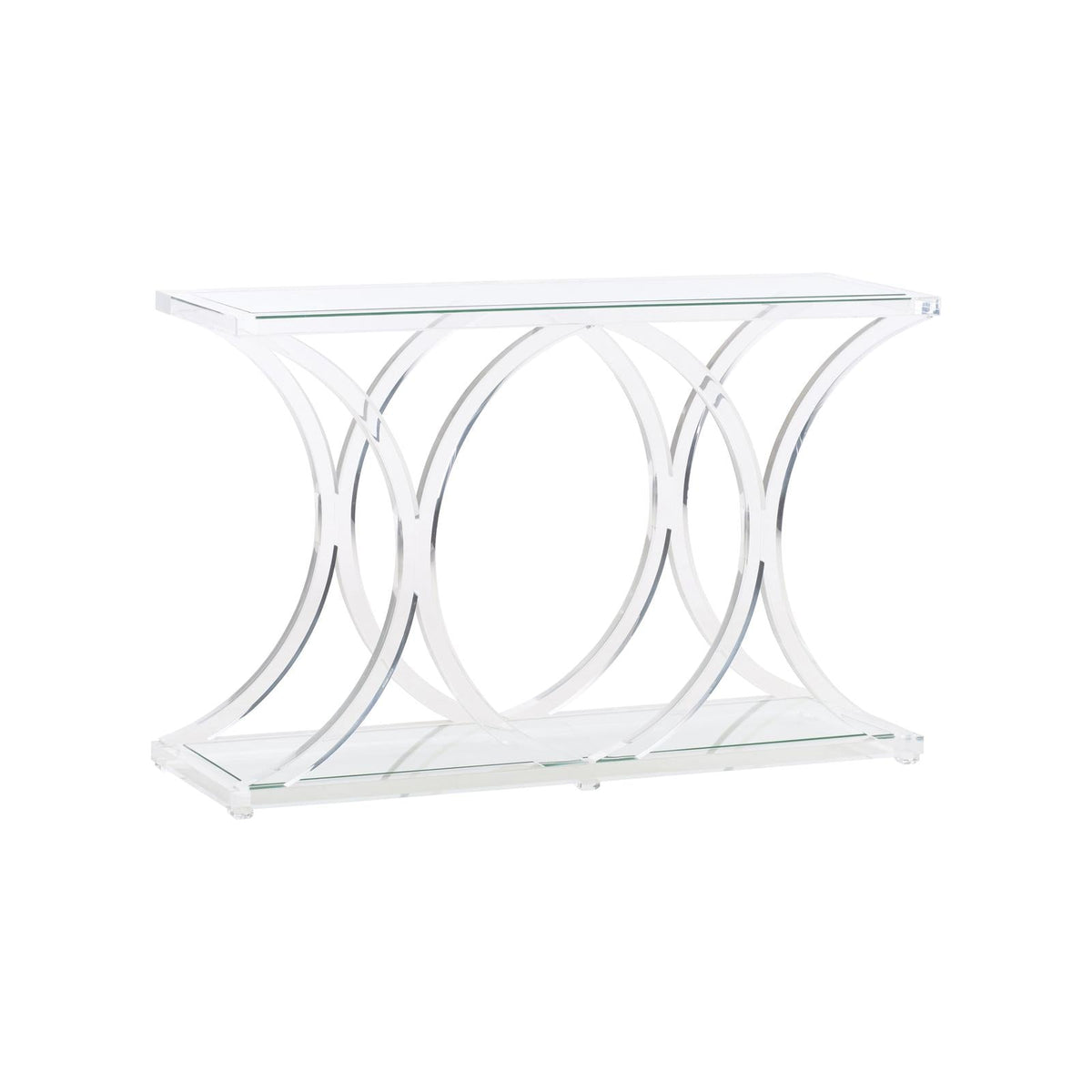 Chelsea House Sweeping Acrylic Console