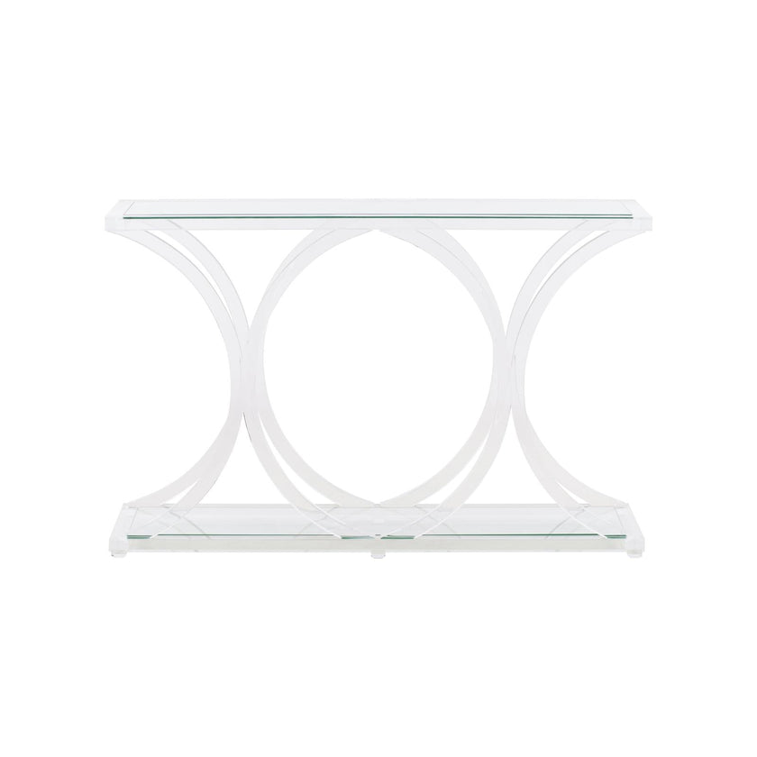 Chelsea House Sweeping Acrylic Console