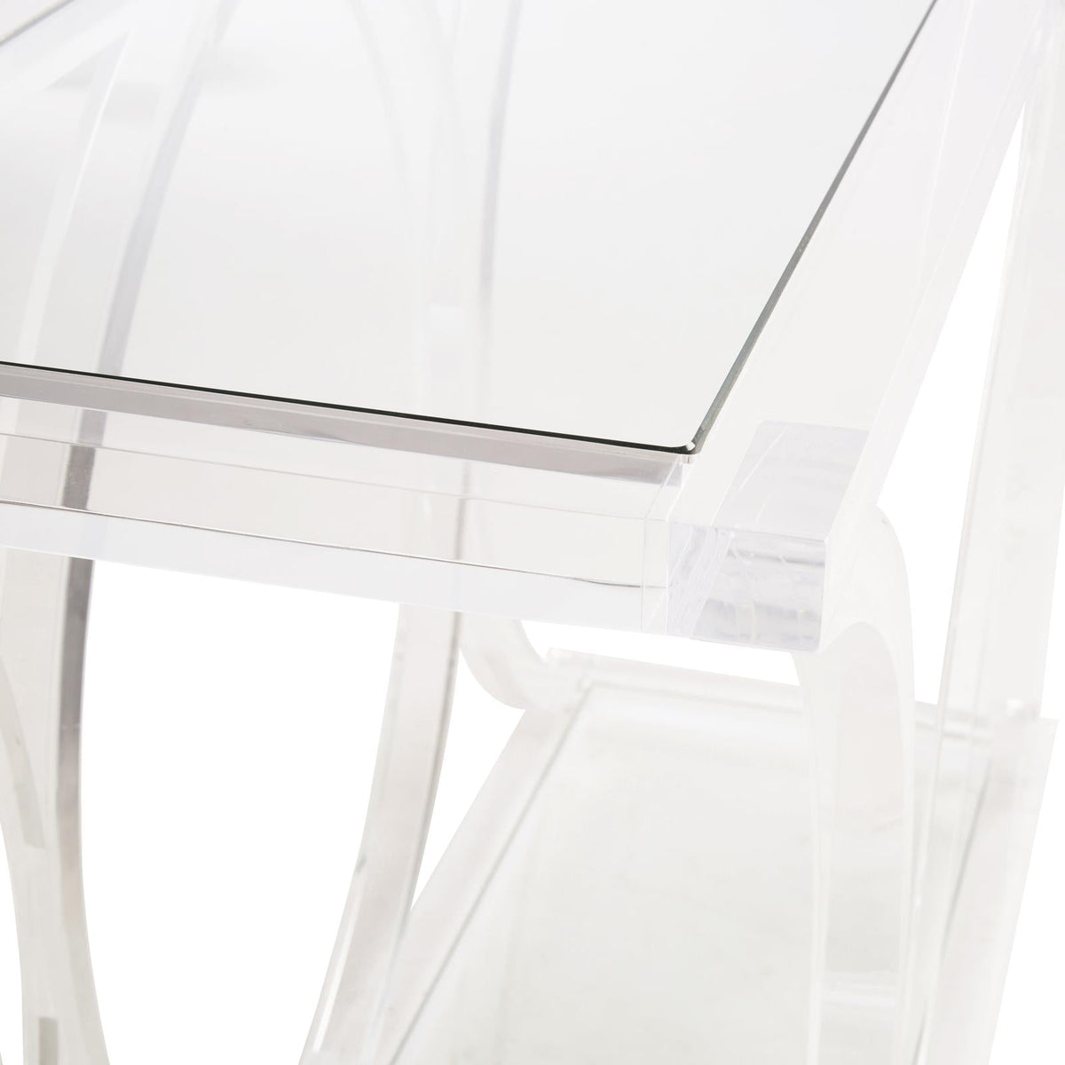 Chelsea House Sweeping Acrylic Console