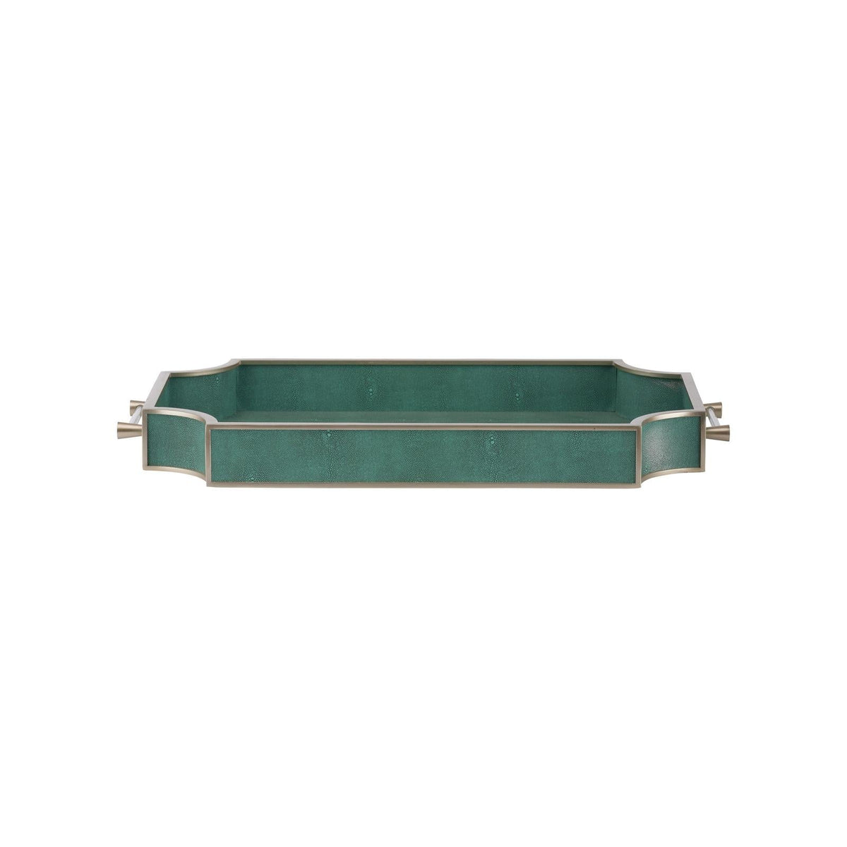 Chelsea House Shagreen Green Tray