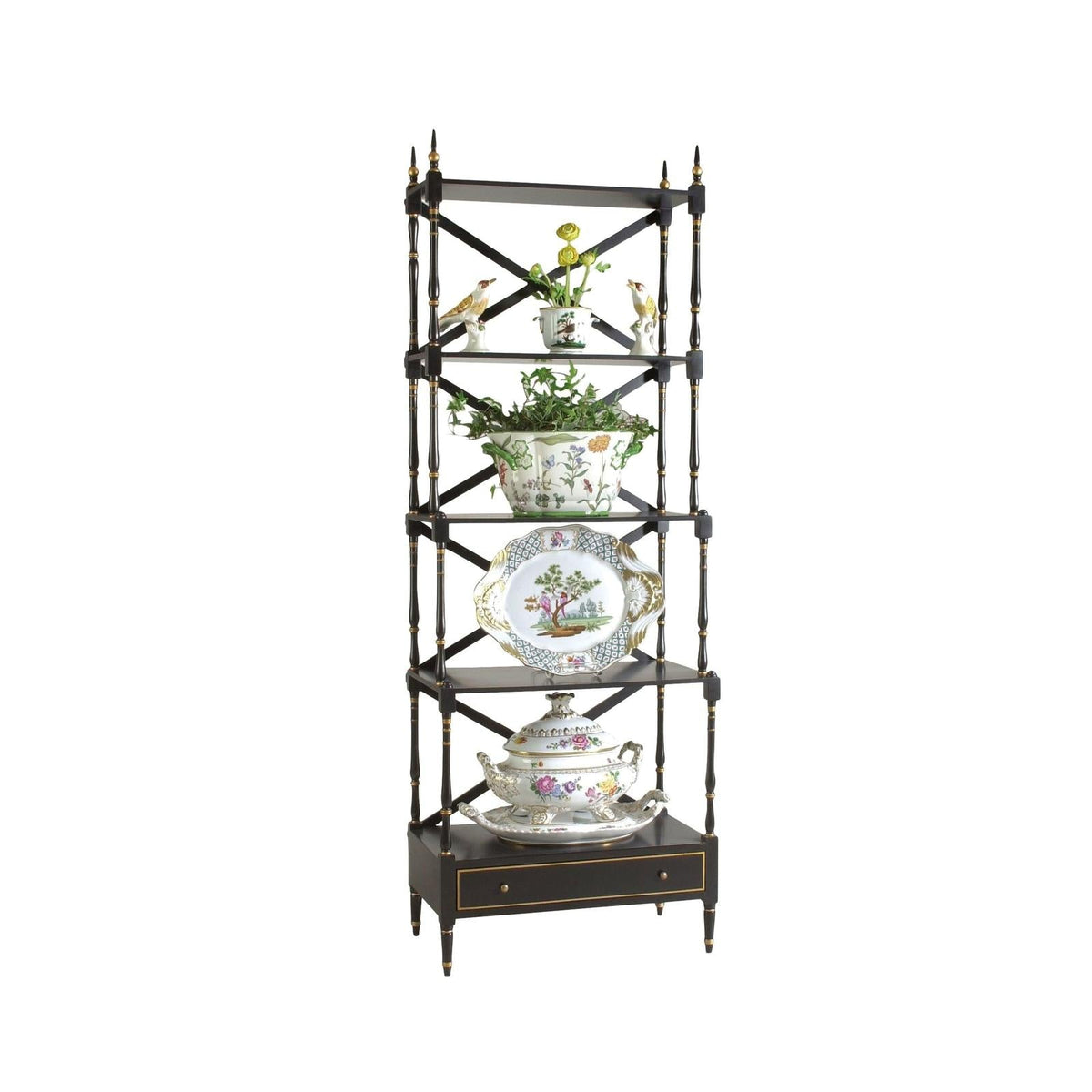 Chelsea House Carnaby Gold Accent Bookcase