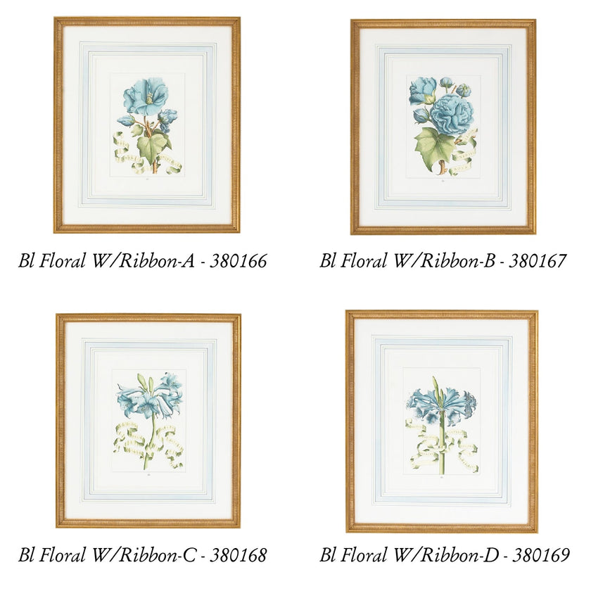 Chelsea House Bl Floral W Ribbon