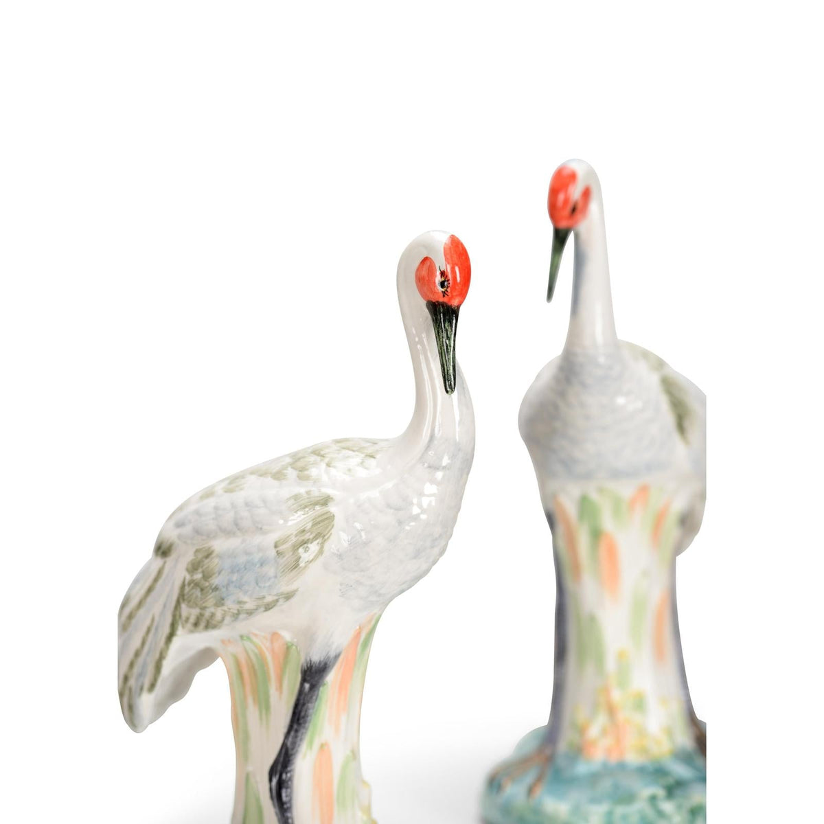 Chelsea House Cranes Sculpture, Pair