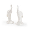 Chelsea House Large White Heron Sculpture - Set of 2