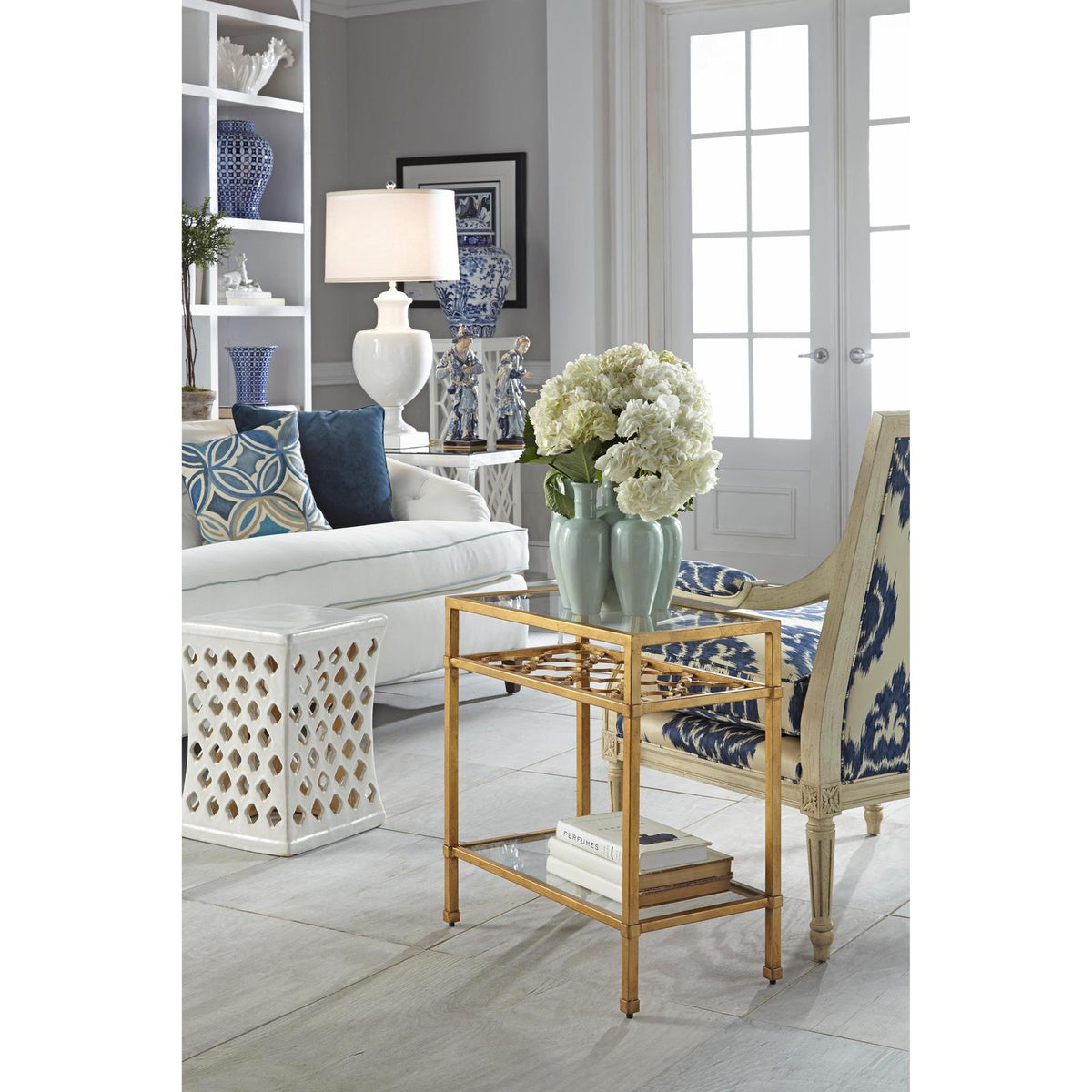 Chelsea House Pacific Coast Gold Accent Table