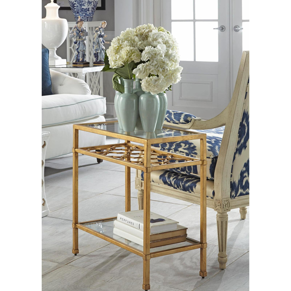 Chelsea House Pacific Coast Gold Accent Table