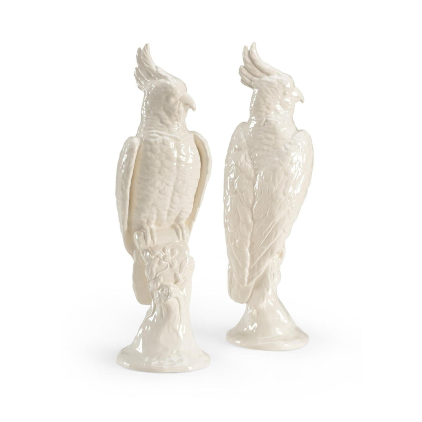 Chelsea House White Cockatoos Figure, Pair