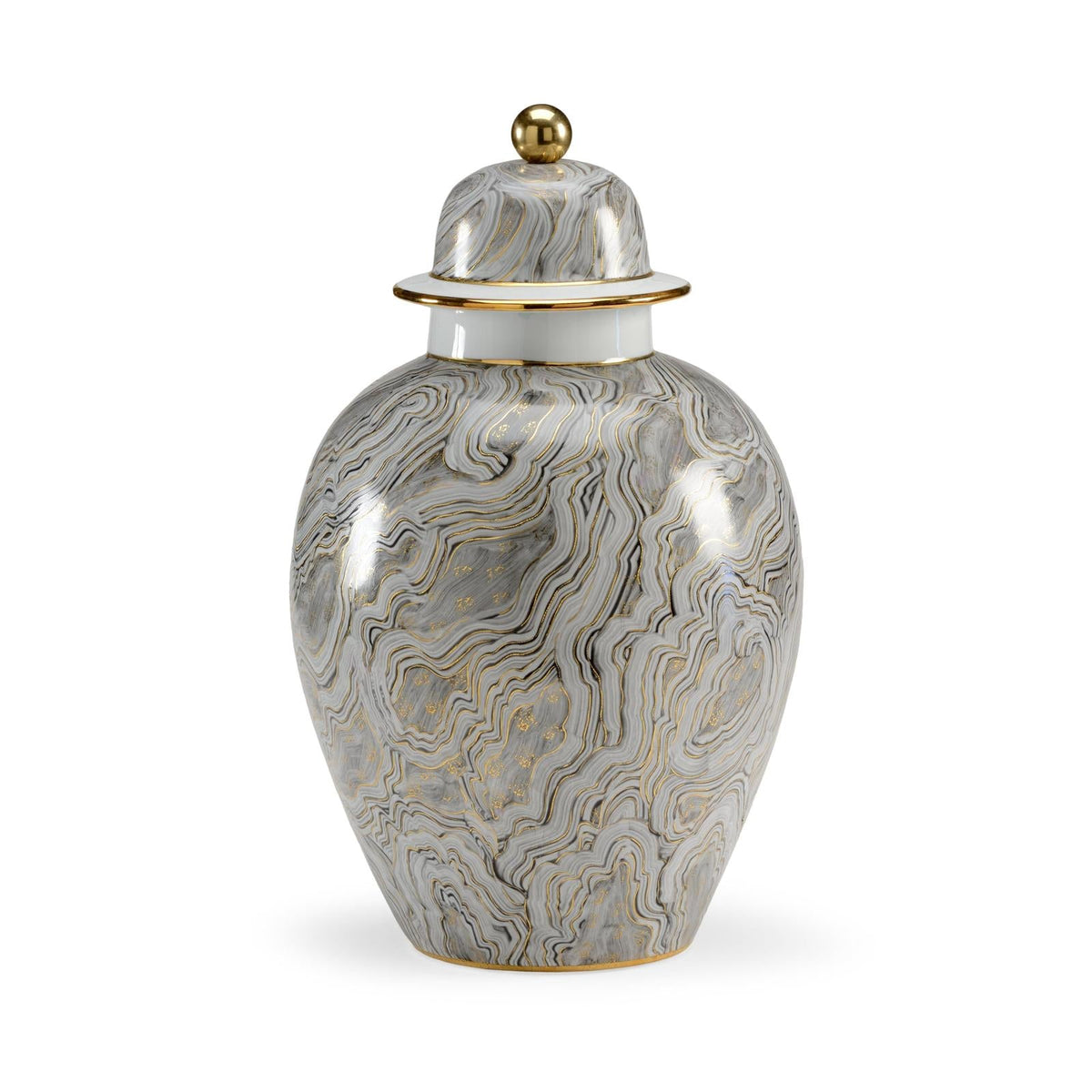 Chelsea House Marbled Gray Urn