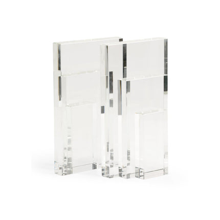 Chelsea House Crystal Bookends - Set of 2