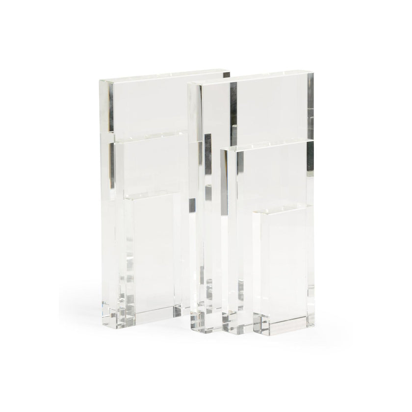 Chelsea House Crystal Bookends - Set of 2