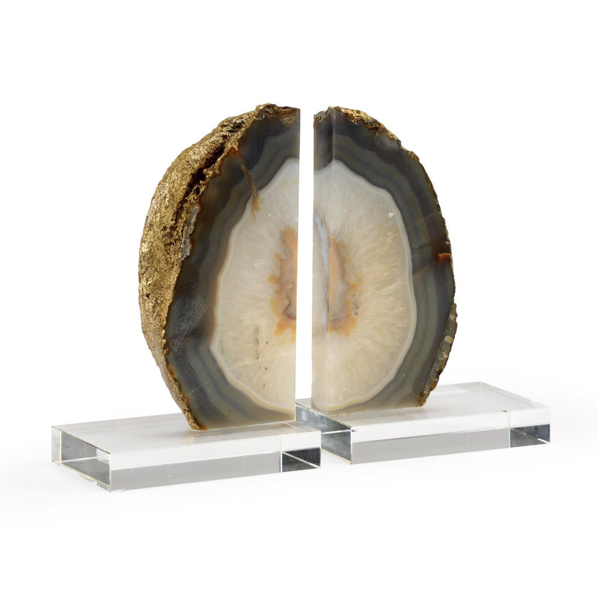Chelsea House Geode Bookends - Set of 2