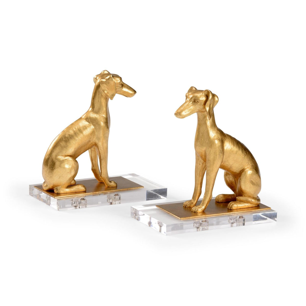 Chelsea House Gold Flossie Bookends - Set of 2