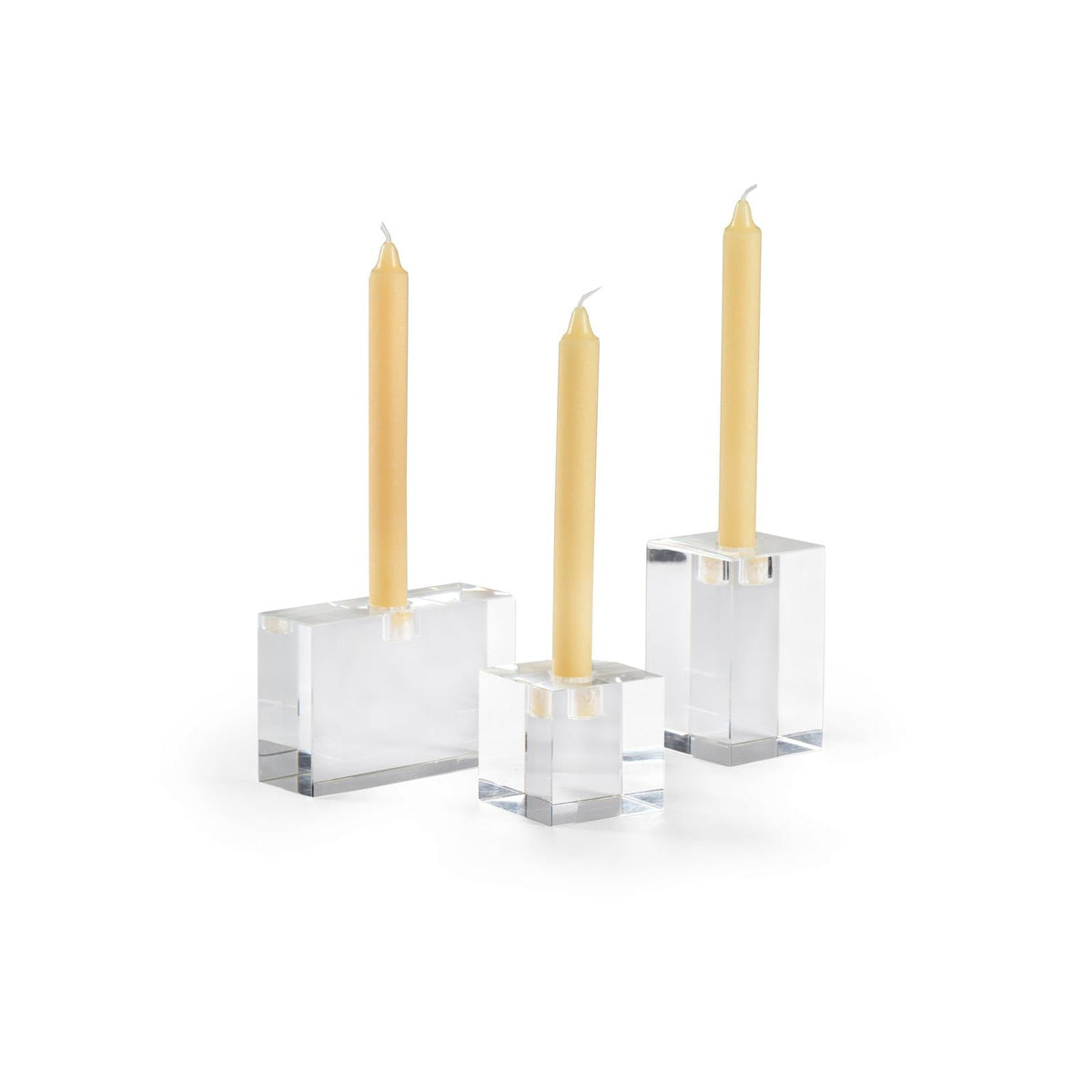 Chelsea House Trifoil Candlesticks - Set of 3