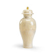 Chelsea House Herringbone Gold Vase