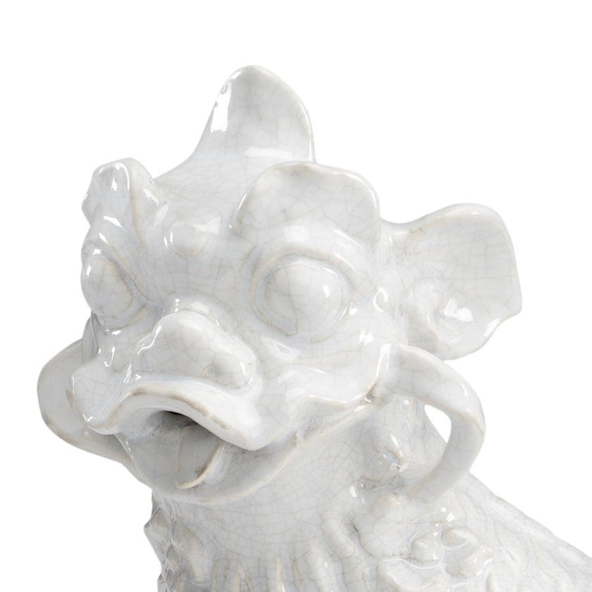 Chelsea House White Chinese Dogs Figure - Set of 2