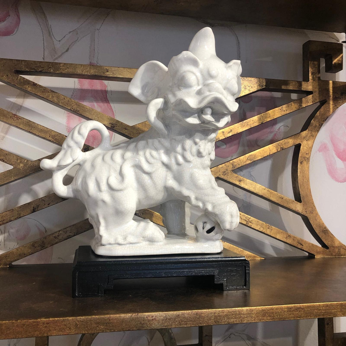 Chelsea House White Chinese Dogs Figure - Set of 2