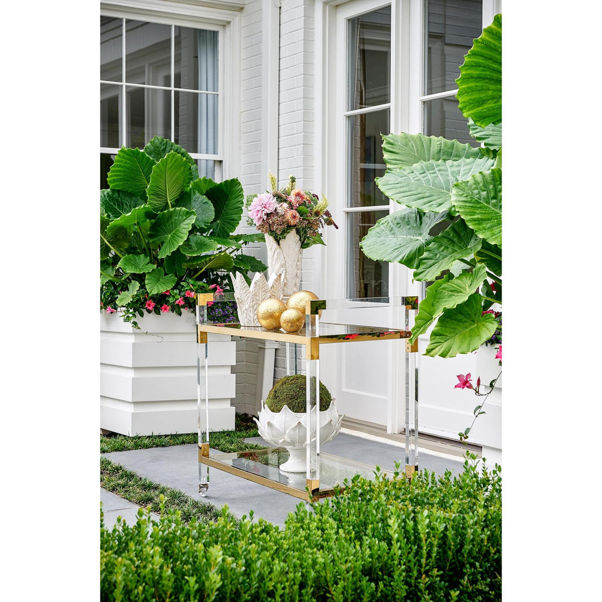Chelsea House Acrylic Bar Cart
