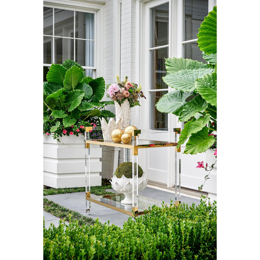 Chelsea House Acrylic Bar Cart