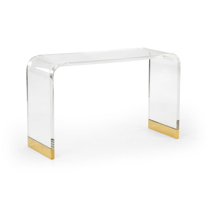 Chelsea House Acrylic Waterfall Console
