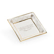 Chelsea House White Square Bee Verse Plate