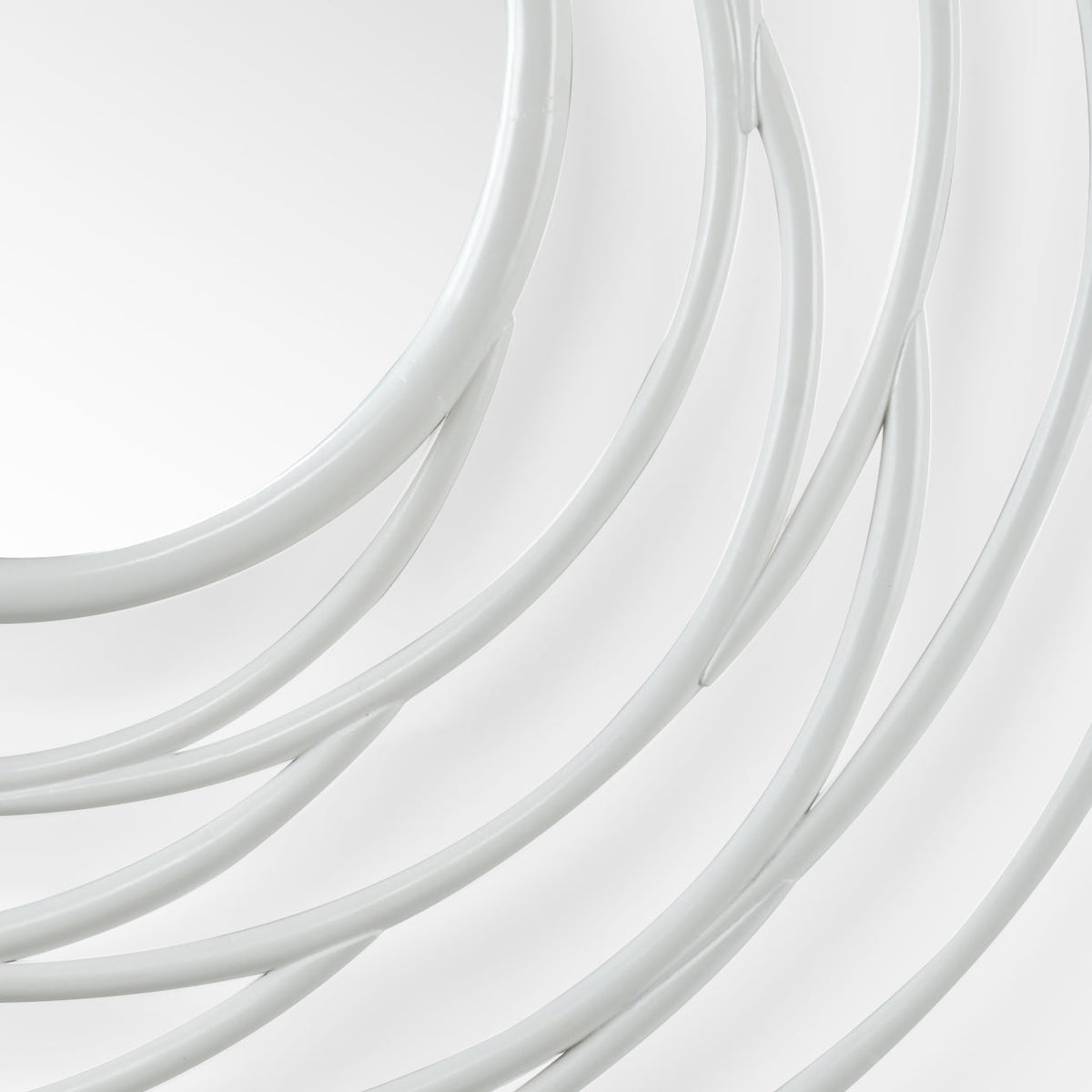 Chelsea House White Swirl Mirror