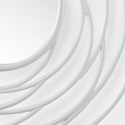 Chelsea House White Swirl Mirror