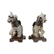 Chelsea House Chinese Dogs Sculpture, Pair