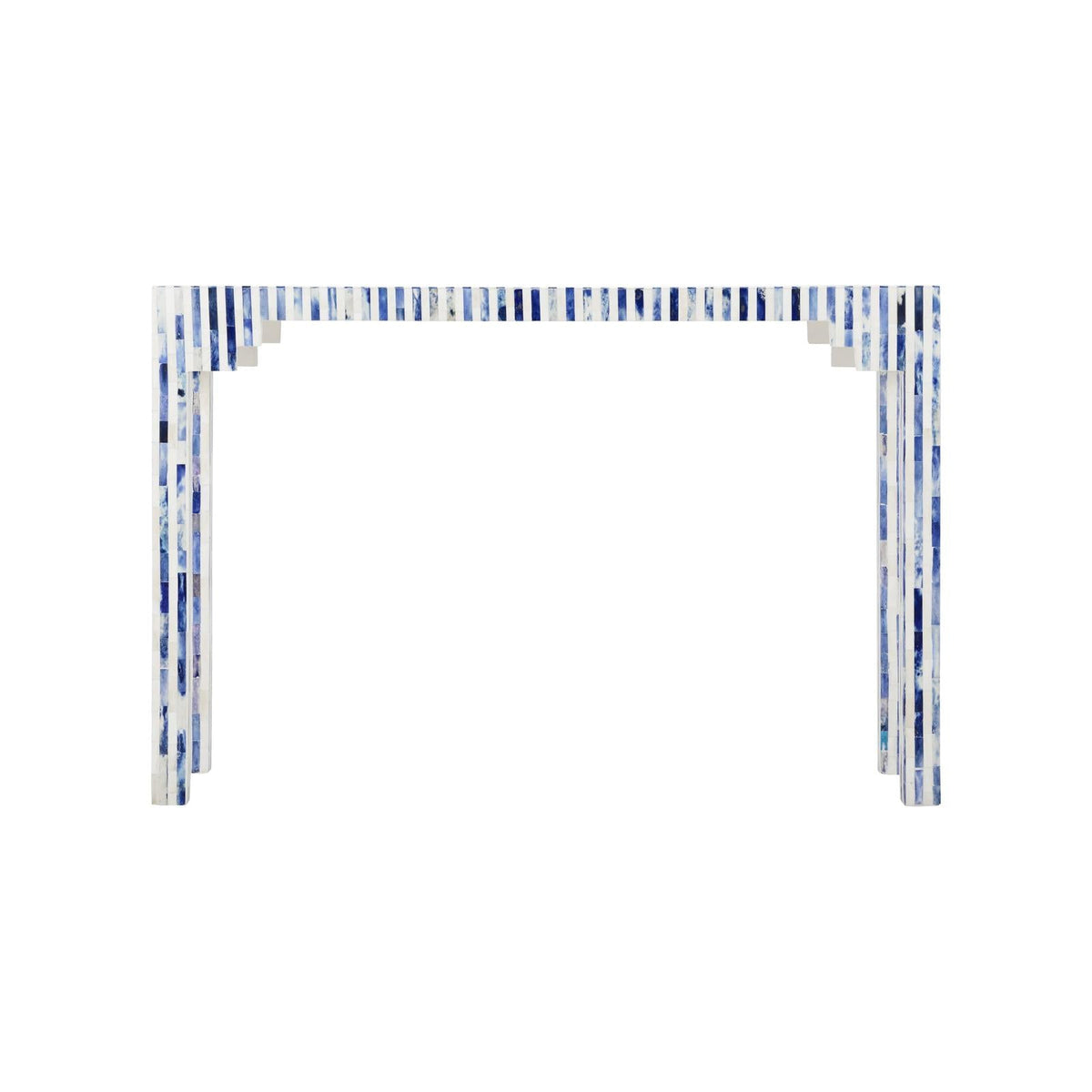 Chelsea House Bone Blue Inlay Console
