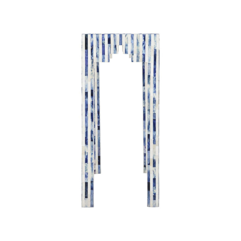 Chelsea House Bone Blue Inlay Console