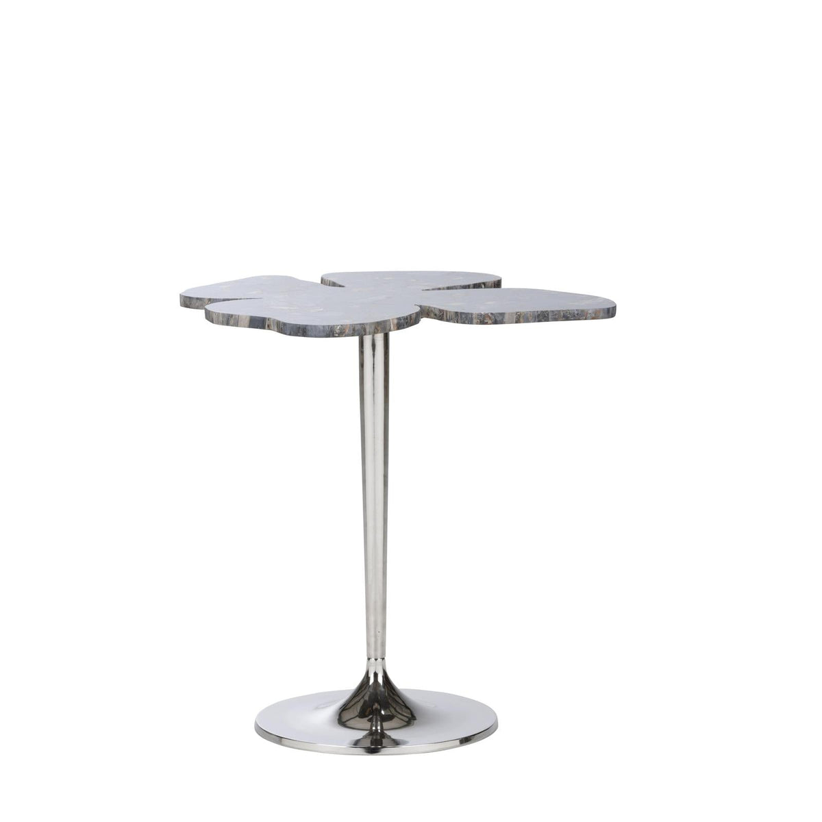 Chelsea House Petrified Wood Petal Side Table