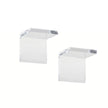 Chelsea House Regency Acrylic Bracket - Set of 2