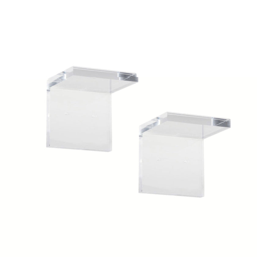 Chelsea House Regency Acrylic Bracket - Set of 2
