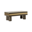 Chelsea House Coulter Leather Cocktail Table