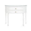 Chelsea House White George III Demilune Table