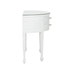 Chelsea House White George III Demilune Table