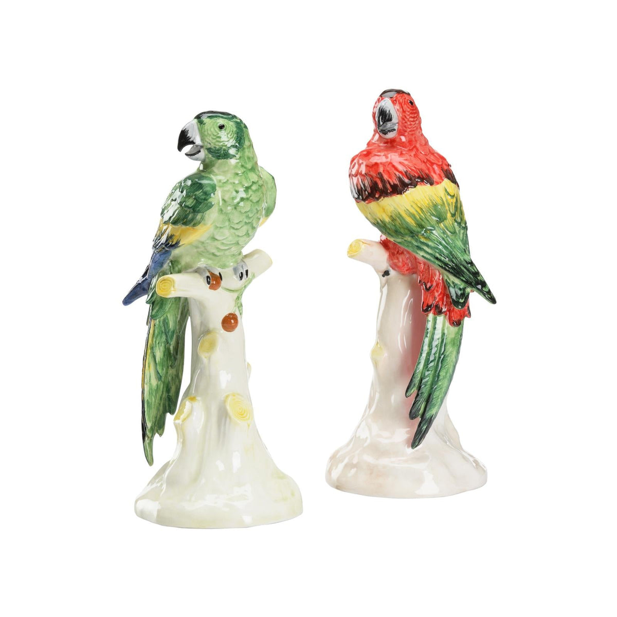 Chelsea House Large Parrots with Cherries - Set of 2