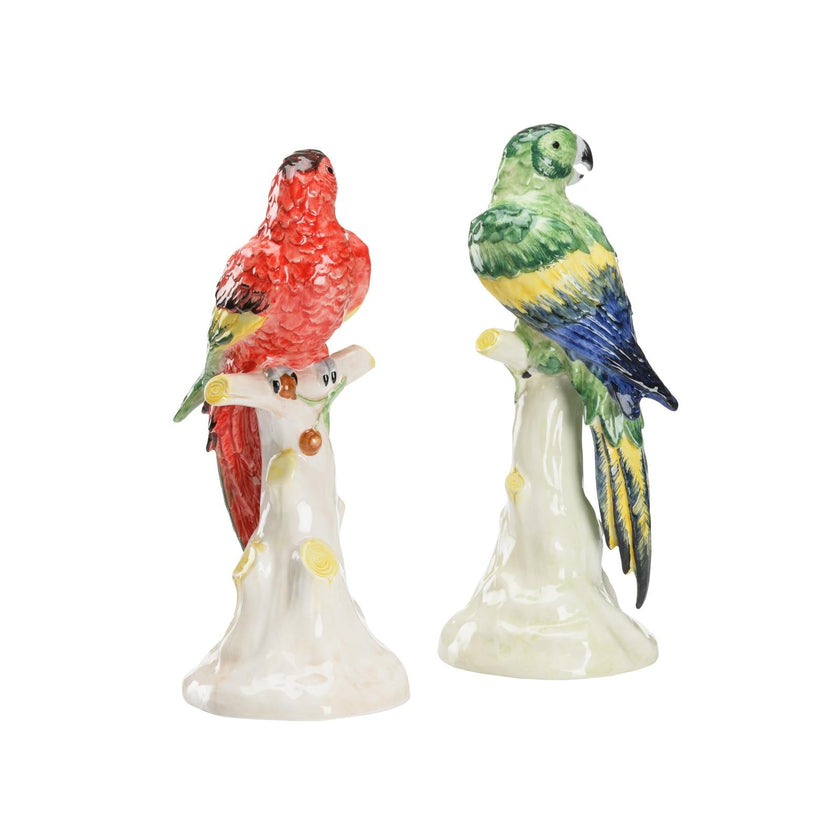 Chelsea House Large Parrots with Cherries - Set of 2