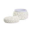 Chelsea House Round White Shell Box