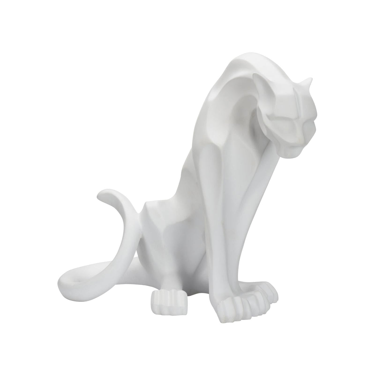 Chelsea House White Cat Sculpture