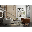 Feizy Kimball 8A33F Transitional Abstract Rug in Gray/Black/Brown