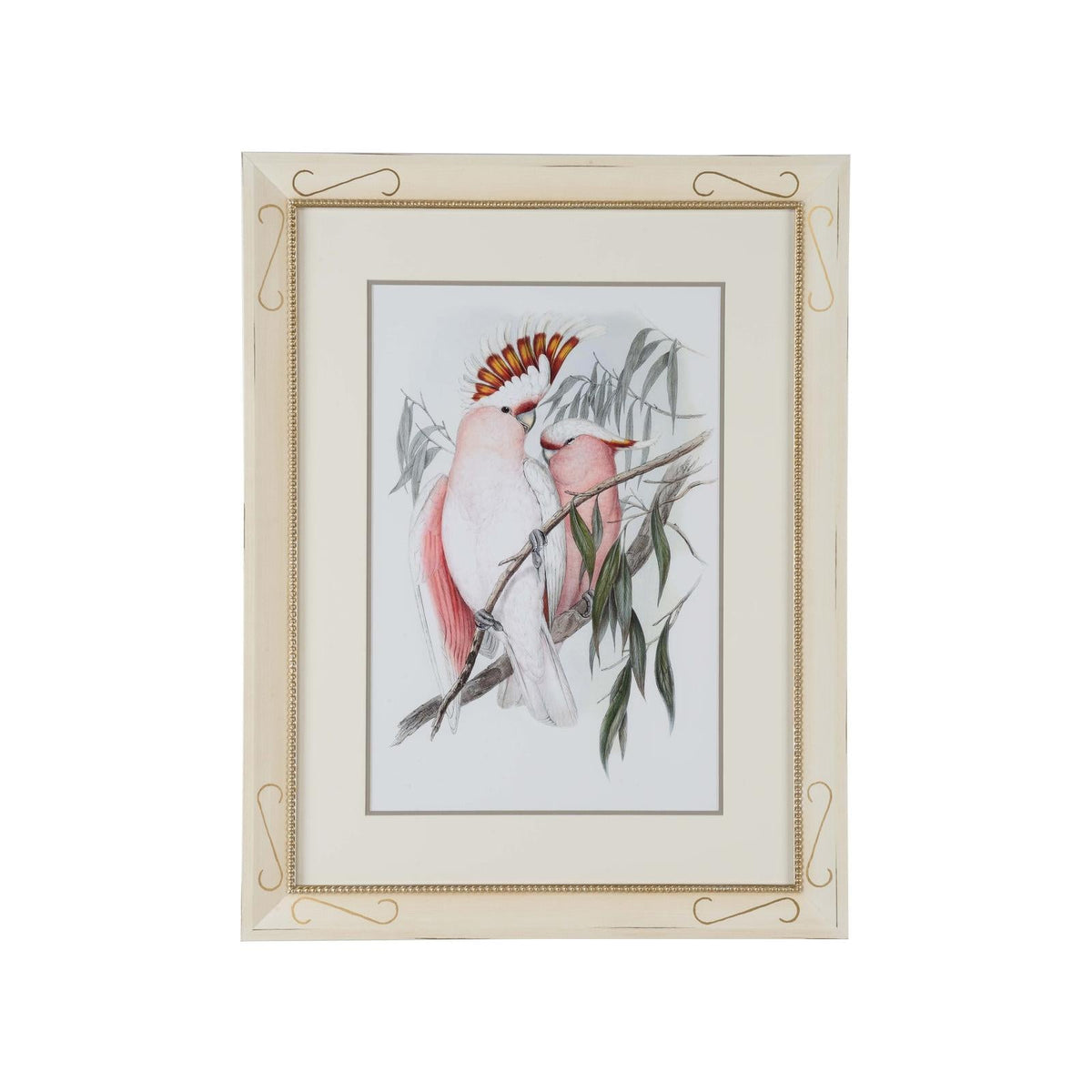 Chelsea House Pastel Parrots Frame